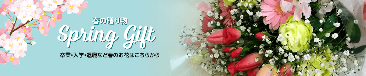 春の贈り物 Spring Gift 卒業・入学・退職など春のお花はこちらから